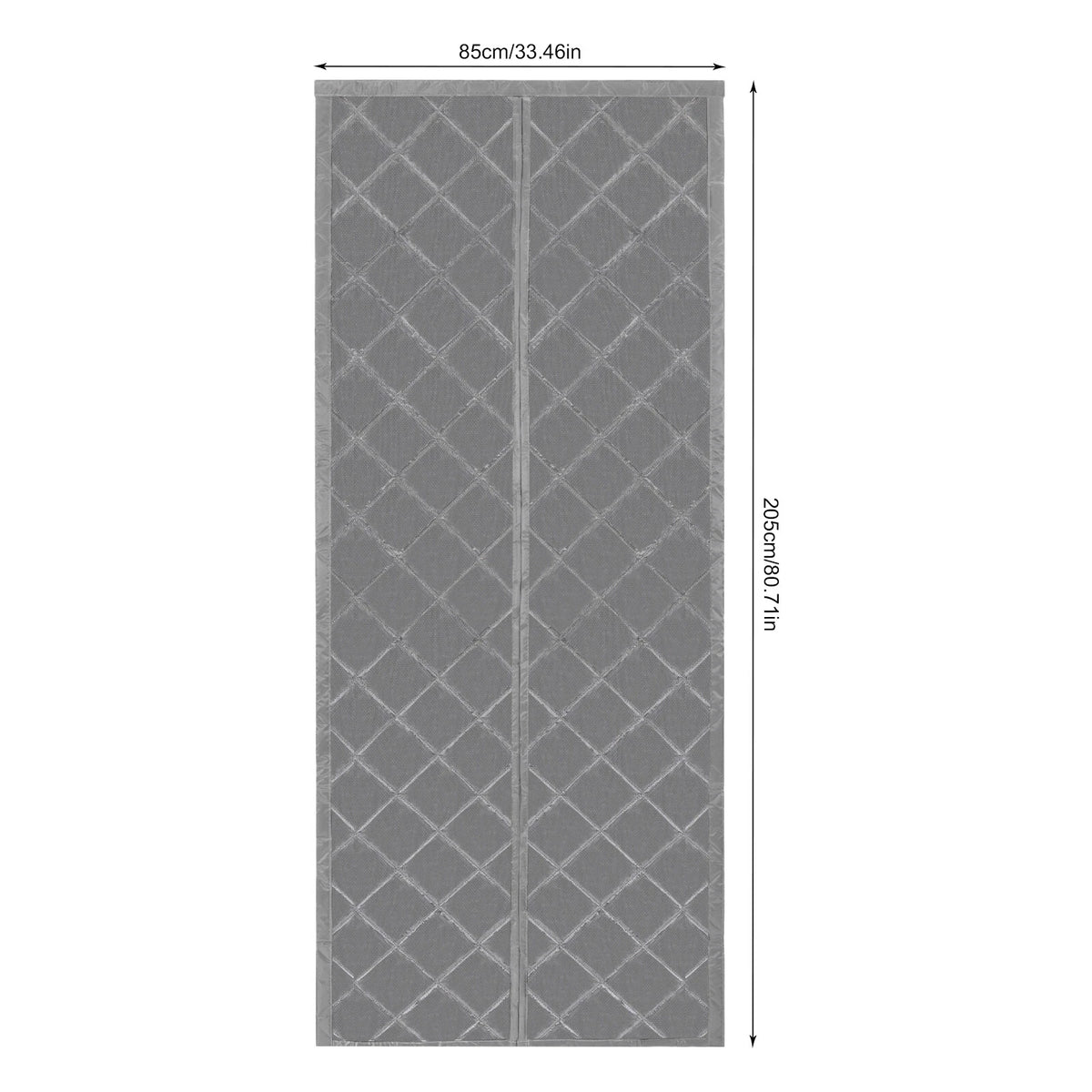 Magnetic Thermal Insulated Door Curtain for Home