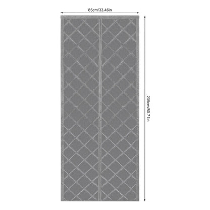Magnetic Thermal Insulated Door Curtain for Home