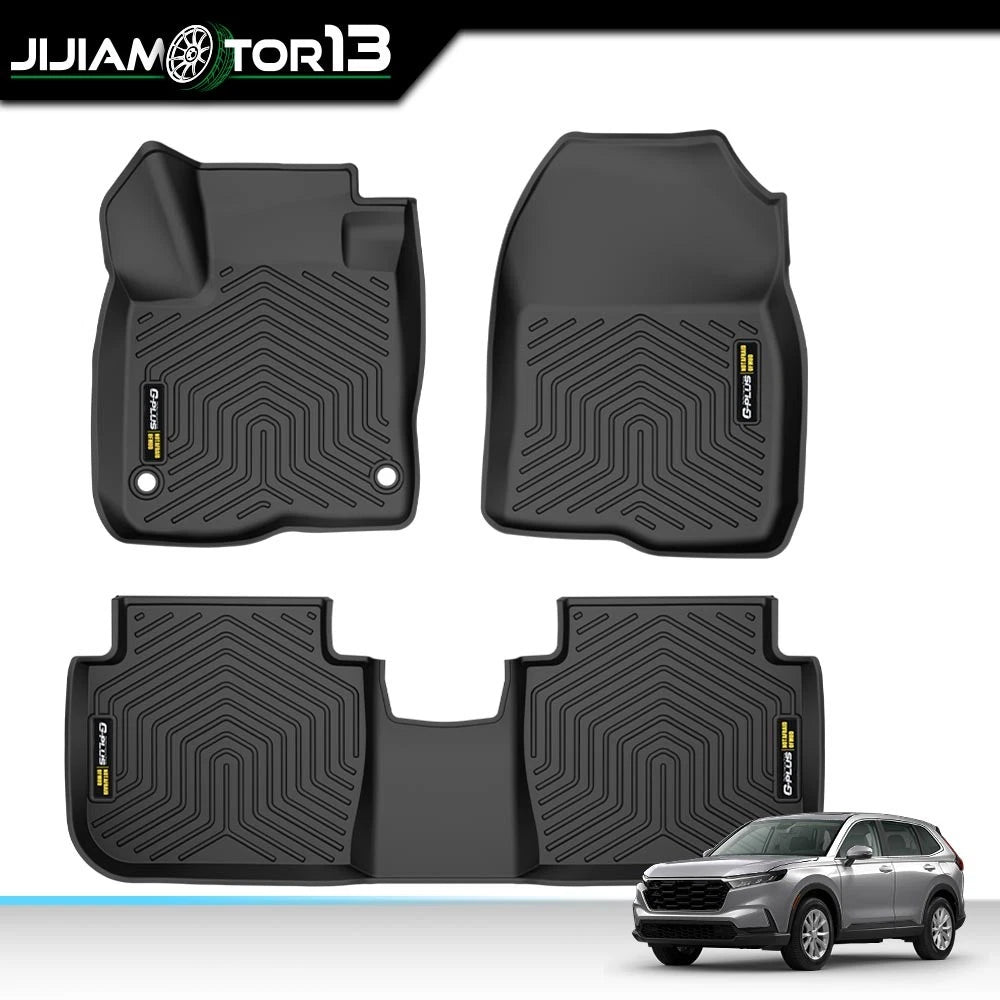 3X All Weather Anti-Slip Floor Mats for Honda CR-V (2023–2024) J-02CFM1356ABK