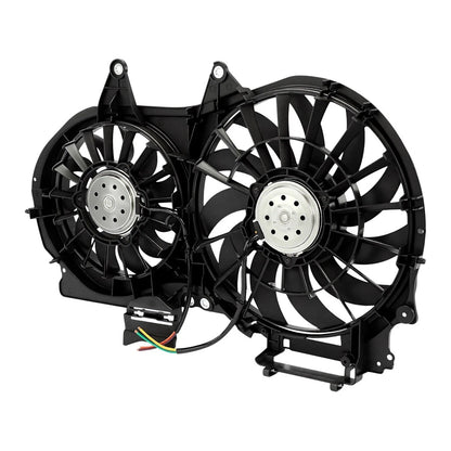 Cooling Fan Assembly for Audi A4 Quattro (2002–2006, 2009) 8E0121207F, 8E0959455, 8E0959455B, 8E0959455N