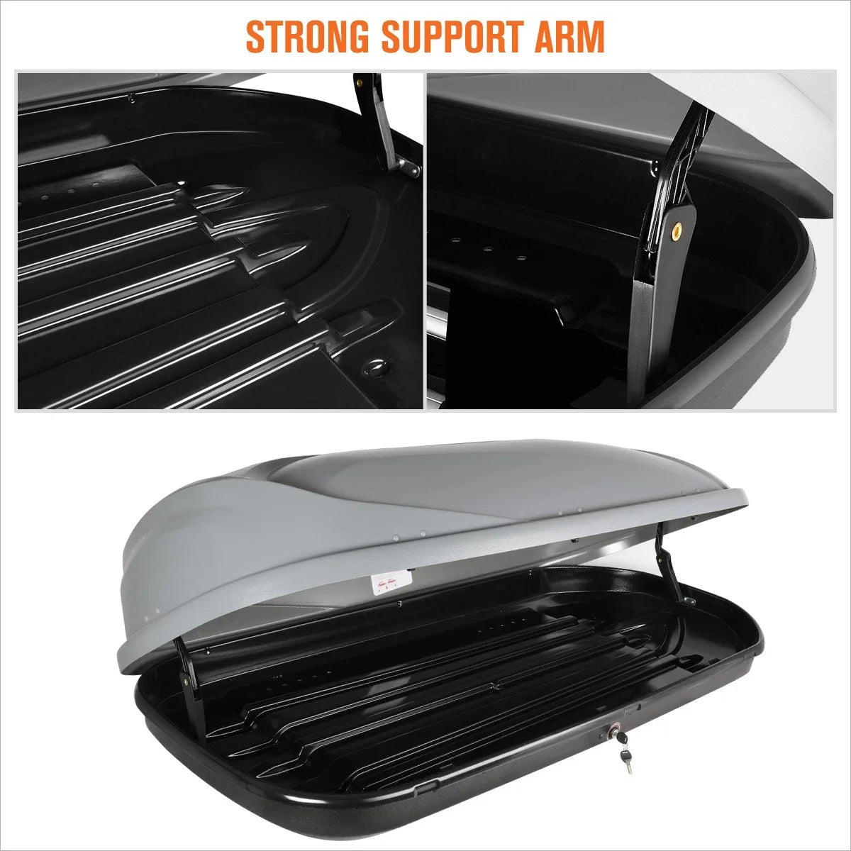 Adjustable Aluminum Cross Bar Roof Rack for Universal Fit (135cm)