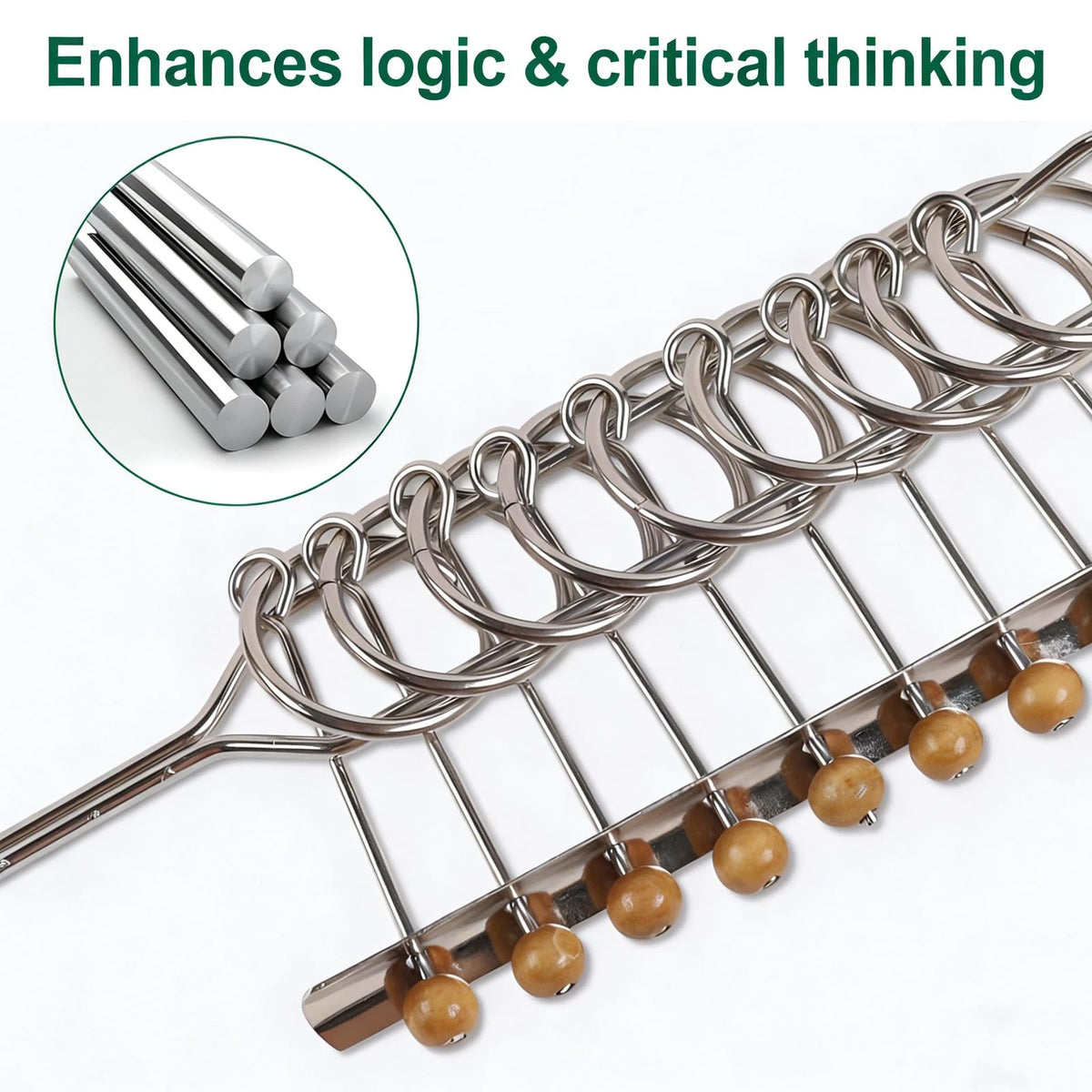 Traditional Brain Teaser for Classical Metal Chinese MorganProducts-760