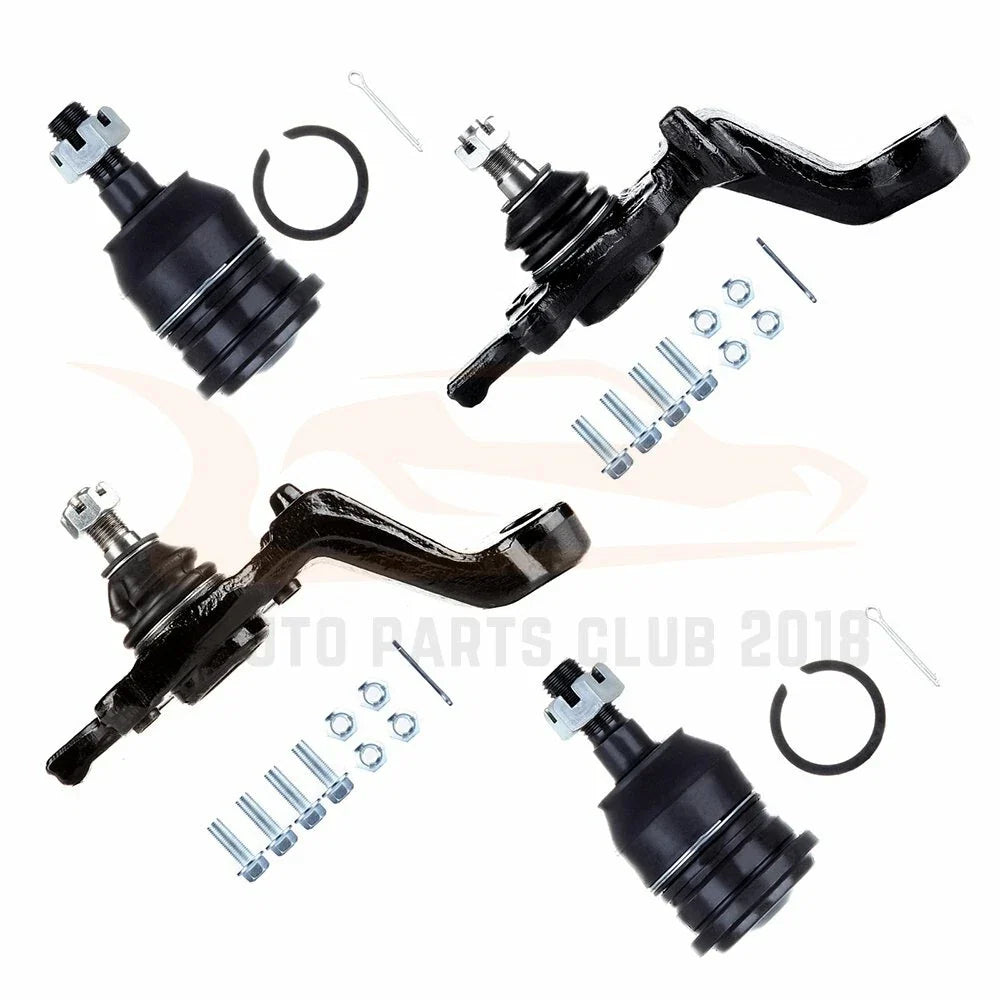Set of 4 Upper Lower Ball Joints Suspension Kit for Toyota Tacoma (1999–2004)