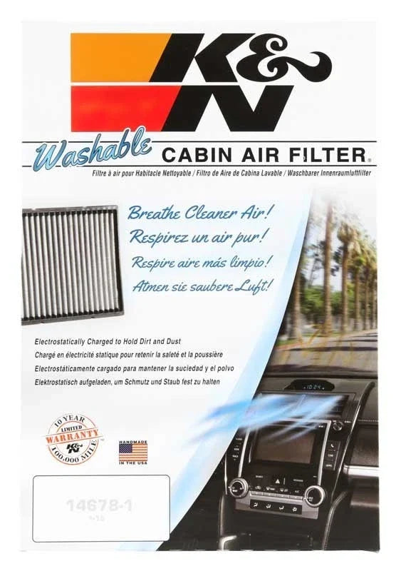 K&N KN-170 Cabin Air Filter for Chevrolet Avalanche Silverado Sierra Yukon XL 2500 Tahoe (2002–2014)