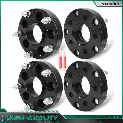 Set of 4 Hubcentric Wheel Adapters 5x4.5 to 5x5.5 for Jeep Liberty (2002–2007)