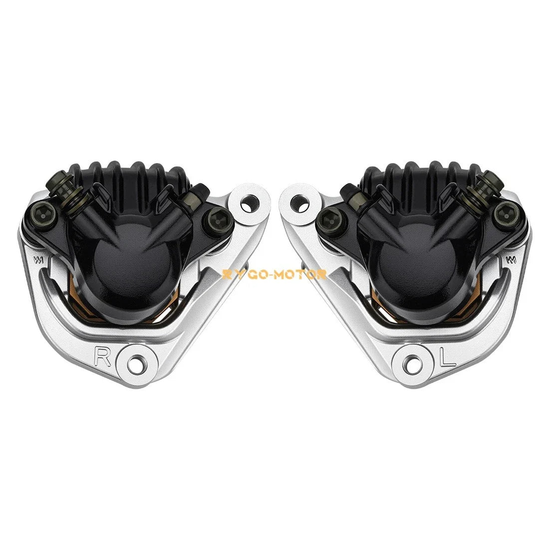 Set of 2 Front Brake Calipers w/Pads for Honda Goldwing 1000 GL1000 (1975–1977)