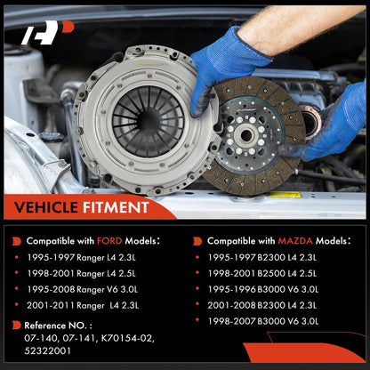 Clutch Kit for Ford Ranger, Mazda B2300 (1995–2011) 07-140