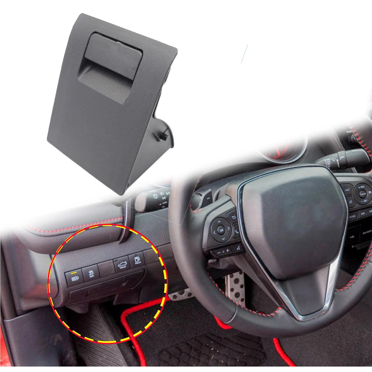 Instrument Panel Coin Holder Box for Toyota Camry (2018–2022) 55450-06010-C0
