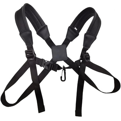 Saxophone Harness Strap for Saxophone (No Stress on Neck, Soft, Black)