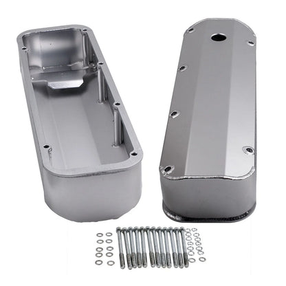 Silver Valve Covers for Ford BBF 429 460 V8 Big Block (1968–1997)