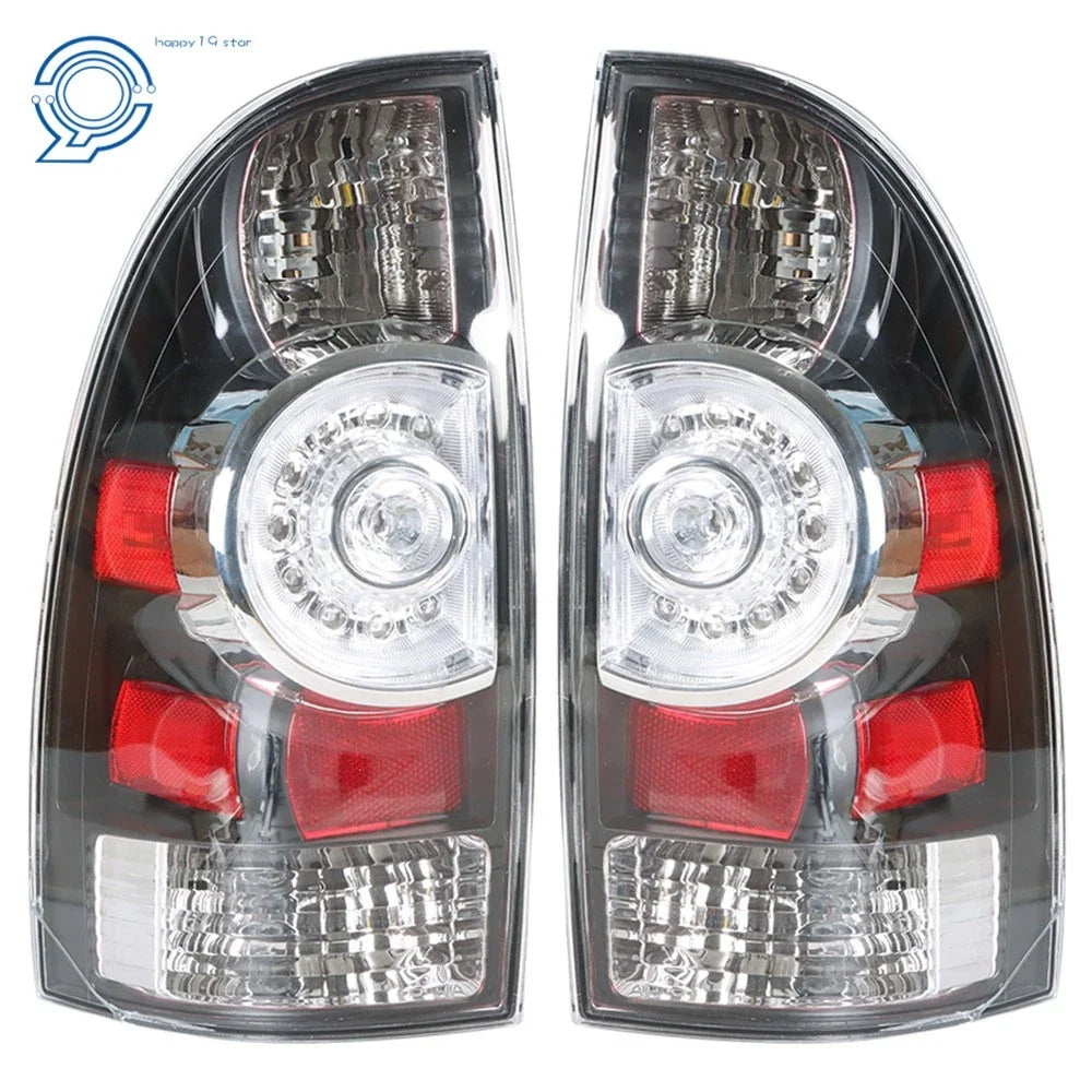 Smoked Gray LED Tail Lights for Toyota Tacoma (2005–2015)