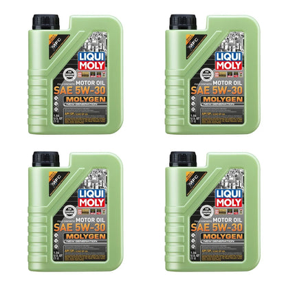 Set of 4 Liqui Moly Molygen 5W-30 Engine Motor Oil for
