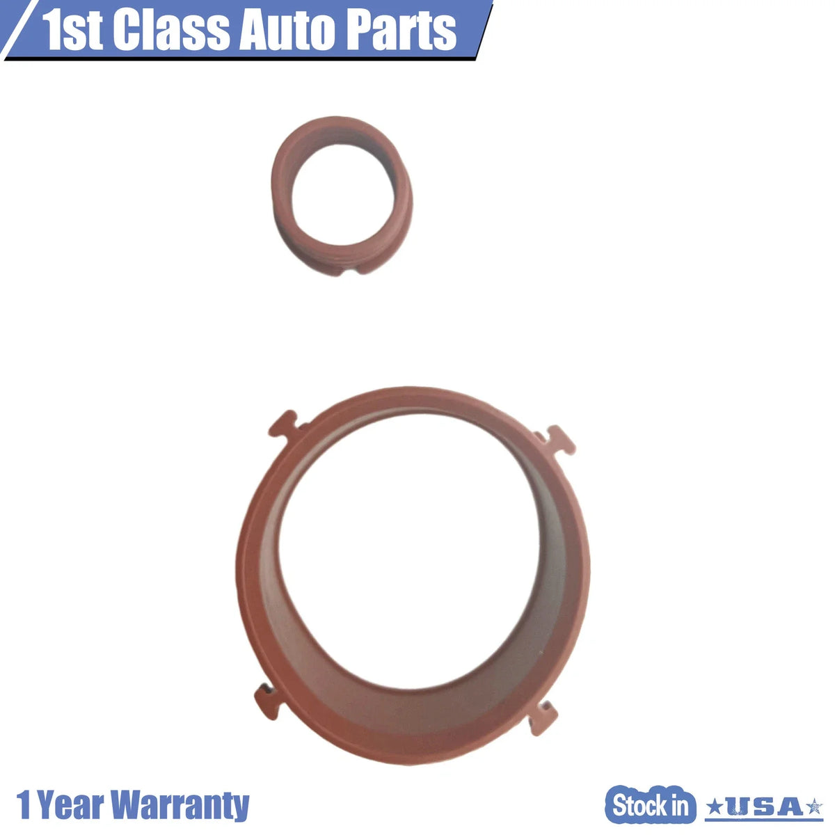 2 Turbo Charger Air Duct Seals for Mercedes-Benz E320 ML350 GL320 (2002–2009)