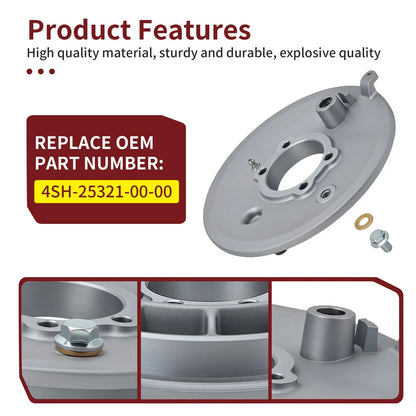 Rear Brake Drum Plate for Yamaha Kodiak 400 YFM400 4x4 (1993–1999) 4SH-25321-00-00