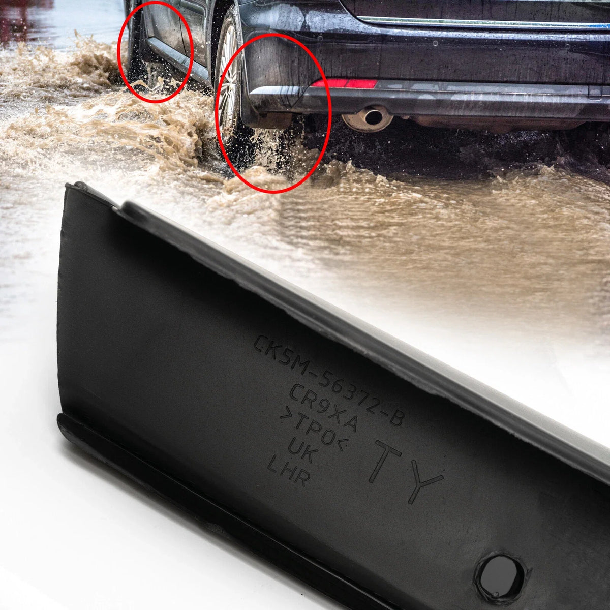 Set of 4 Splash Guards Mud Flaps for Range Rover L405 Vogue (2012–2021)