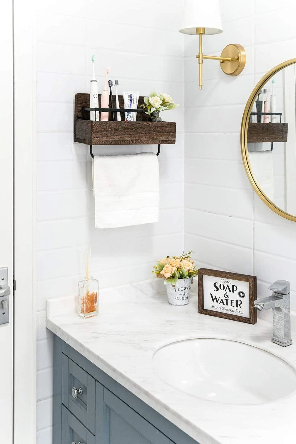 Wall Mounted Toothbrush Holder for Electric Toothbrushes