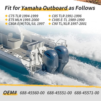 Gear Set for Yamaha 75-90HP (688-45551-00, 688-45560-00, 688-45571-00)