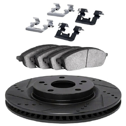 Rotor Set for BMW 328i (2007–2013) ALX-PAU-DF-8612-31074-CLA3 Drilled Slotted