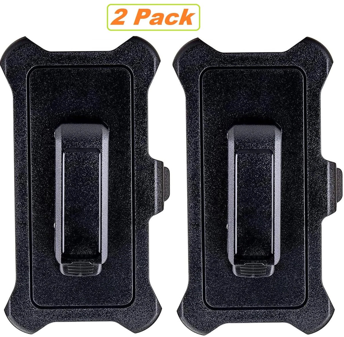 2X Replacement Belt Clip Holster for iPhone 17 ProMax, Black