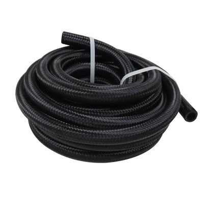 20FT 8AN Nylon Braided Fuel Line Kit with Hose Fittings for Automotive