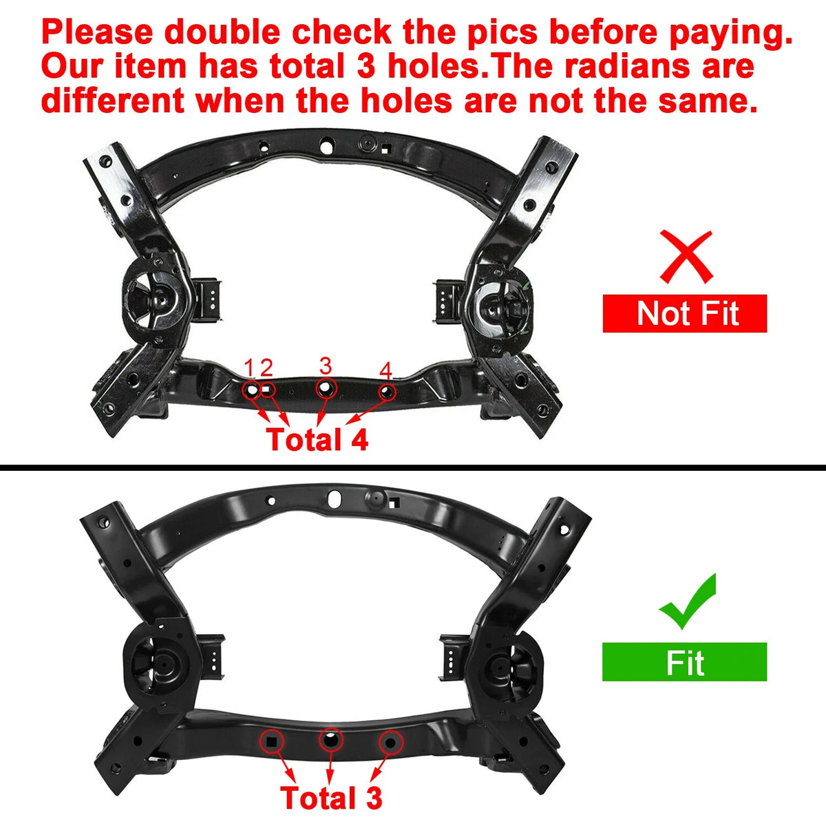 Front Subframe for Dodge Charger Challenger Chrysler 300 S RWD (2011–2023)