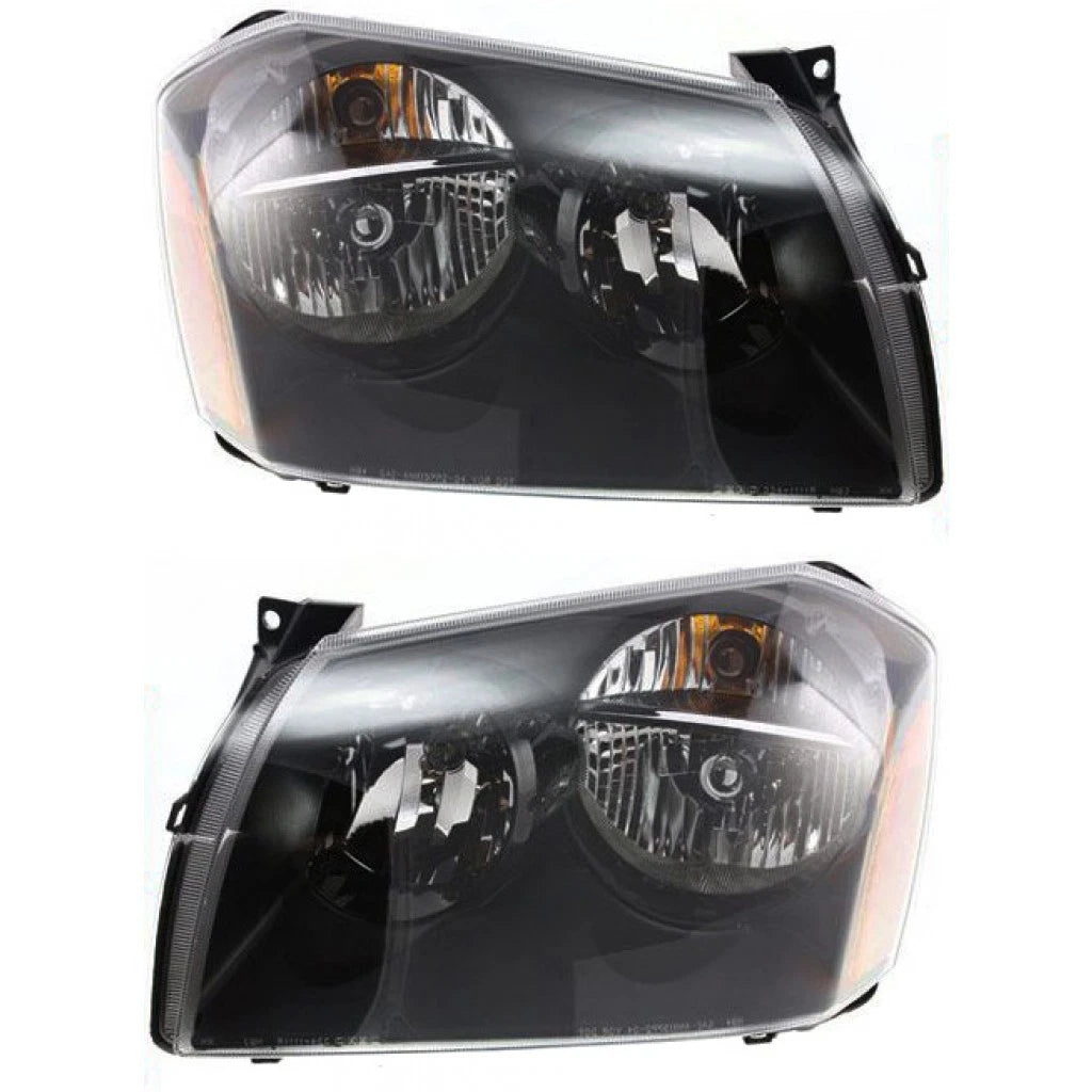 Headlight Pair for Dodge Magnum (2005–2007) PLX-M1-333-1111L-AF2, CH2502166, CH2503166