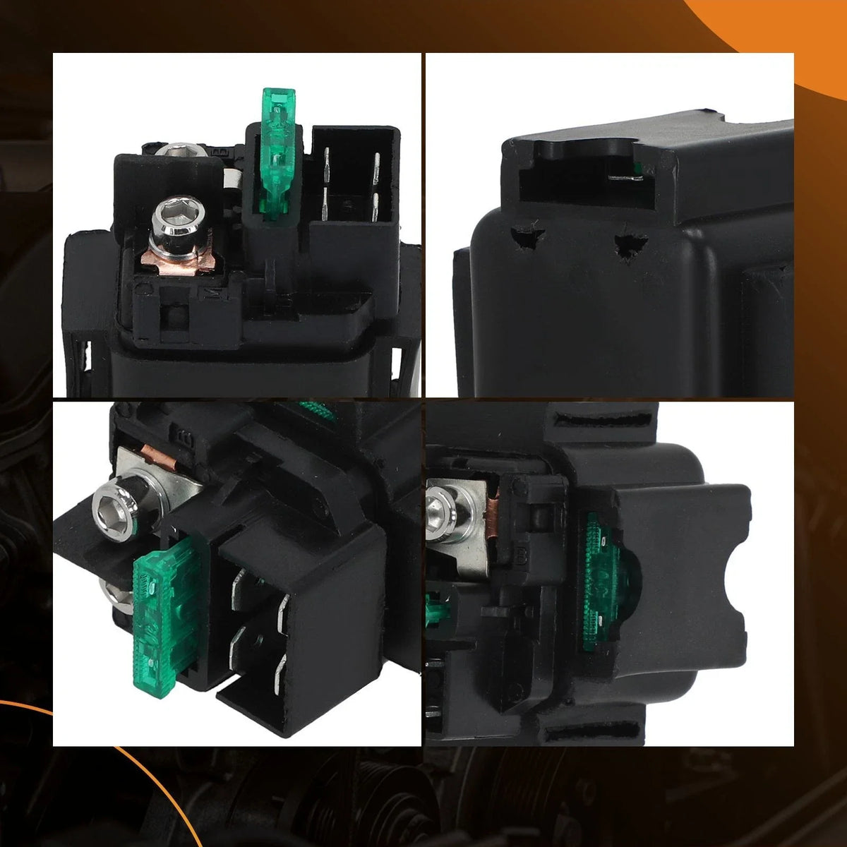 Starter Solenoid Relay Switch for Kawasaki KFX450R (2008–2014) 27010-0781