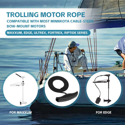 Trolling Motor Rope & Handle for Black (2010–2023)