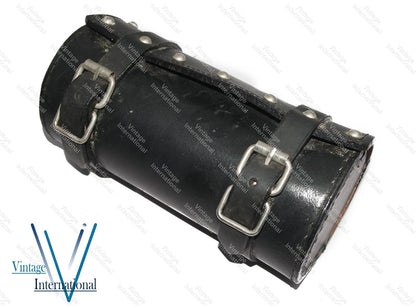 Universal Fork Leatherette Tool Roll for Motorcycle Saddlebag Handlebar
