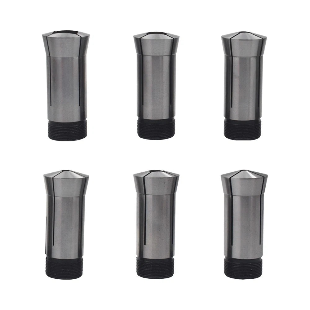 6 Pcs 5C Square Collets Set for Precision Machining (1/4, 5/16, 3/8, 1/2, 5/8, 3/4)