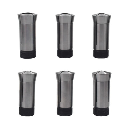 6 Pcs 5C Square Collets Set for Precision Machining (1/4, 5/16, 3/8, 1/2, 5/8, 3/4)