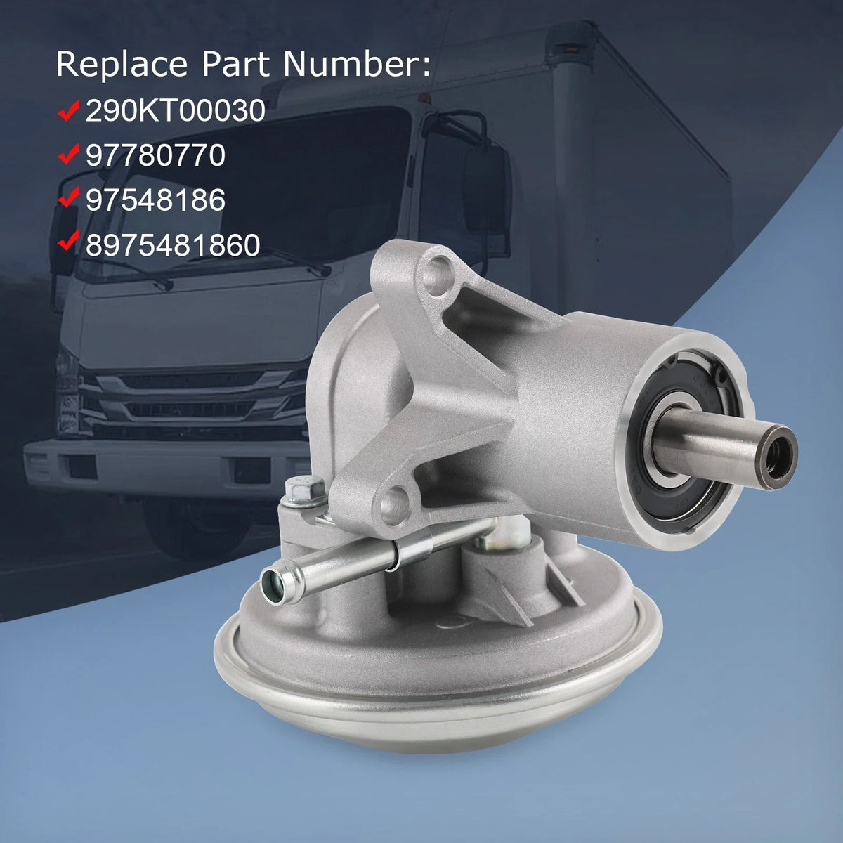 Vacuum Pump for Isuzu NPR NQR N-Series (2020.5)