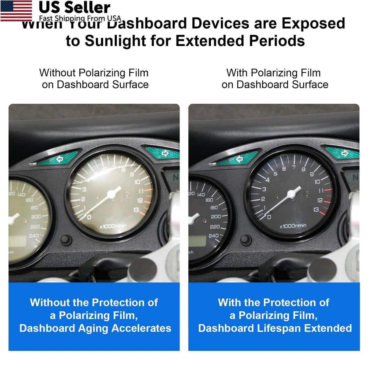 2X Selens Polarizing Film for Automotive Use (7.8x11.8 inches)