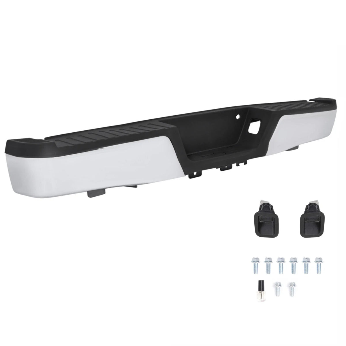 Chrome Rear Bumper Step for Ford F150 (2015–2020) W/O Park Sensor Holes