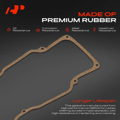 Set of 2 Valve Cover Gaskets for Ford Courier 1972-1982, Mazda B1600