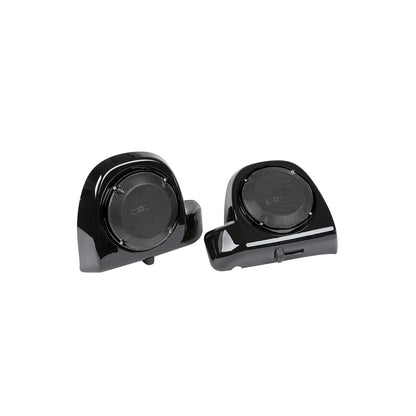 6.5" Lower Vented Fairing Pods with Speaker & Grills for Harley Touring (2014–2023)