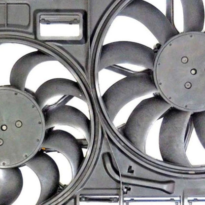 Radiator and Condenser Fan Assembly for Audi TT (2018–2019) LLX-VW3115125-CL360A71, VW3115125