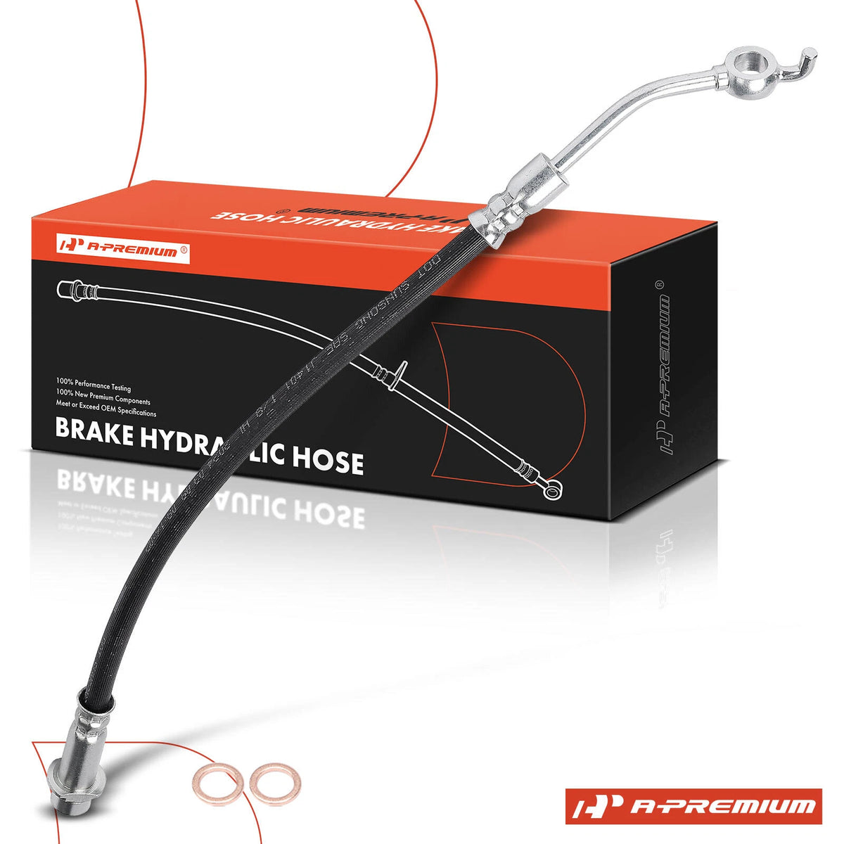 Front Left Brake Hydraulic Hose for Lexus IS300 IS350 (2014–2019) 2206617, BH383888, 35075026, 9094702H10, H622425