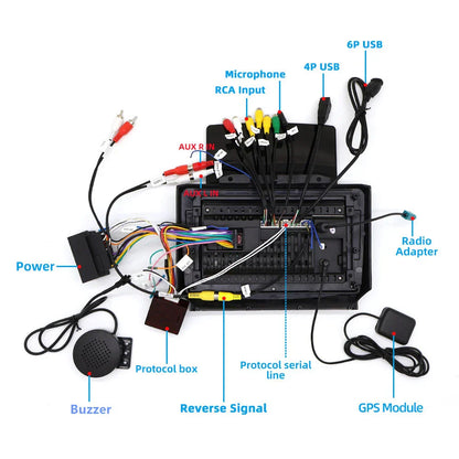 9.7'' Car Stereo Radio for Dodge RAM 1500 2500 3500 4500 5500 (2013-2018)