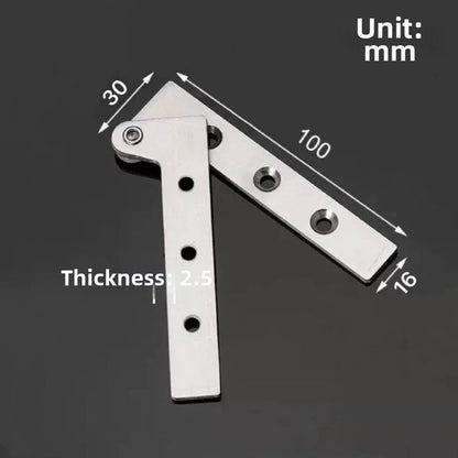 Stainless Steel Chicken Beak Hinge Set 65x14mm to 150x30mm for Door