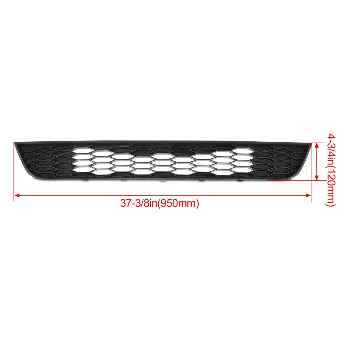 Front Lower Bumper Grille for Ford Mustang (2013–2014) 13-14 Black