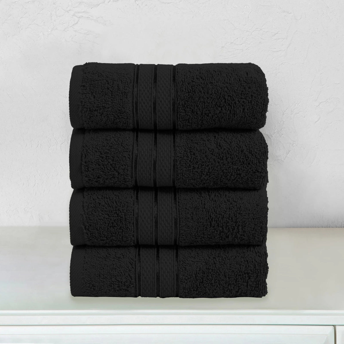 Set of 4 Popcorn Towels for Bathroom 16 x 28 inches