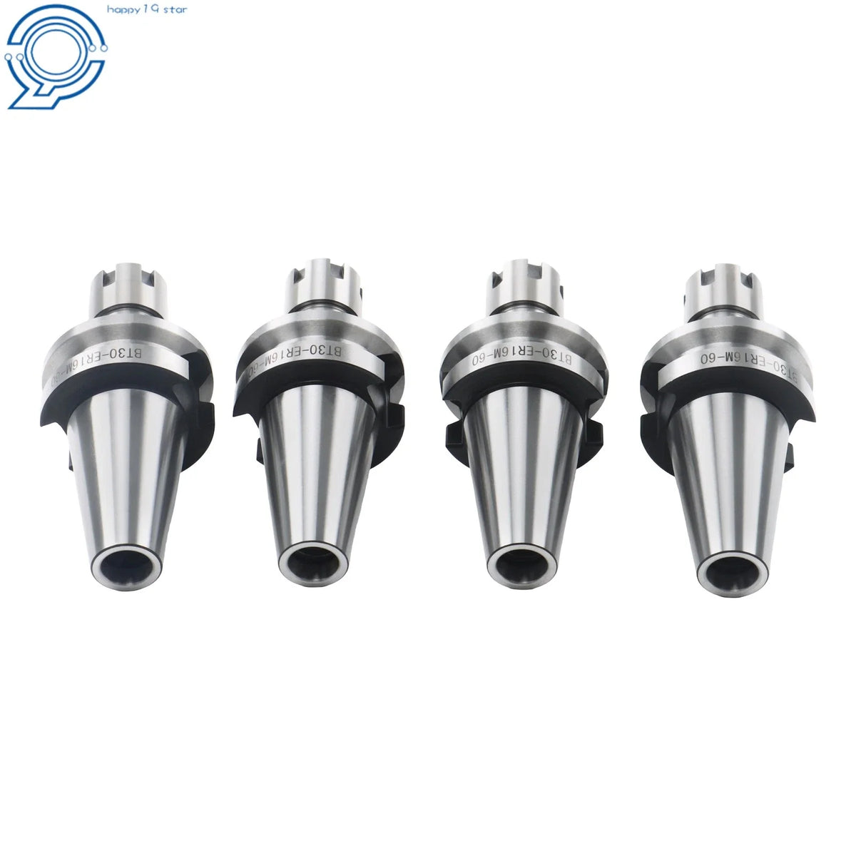 Set of 4 BT30 ER16 Collet Chucks for Mini Tool (G2.5 20K RPM)