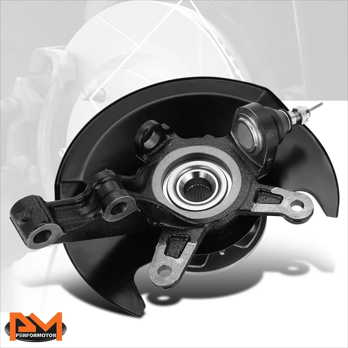 Front Left Loaded Wheel Bearing Hub Knuckle Assembly for Honda Civic (2003–2005)