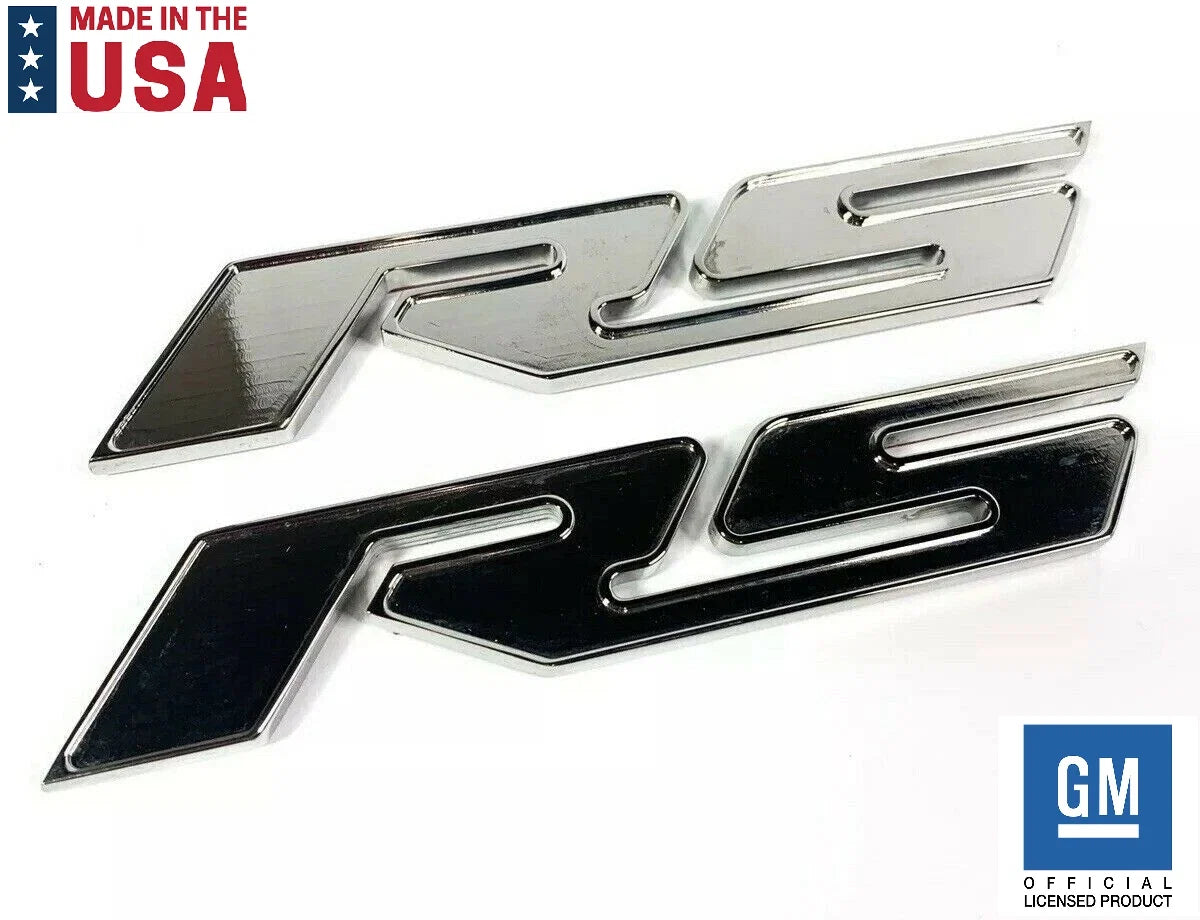 Chrome Billet Side Emblems Replacement for Chevrolet Camaro RS (2010–2018)