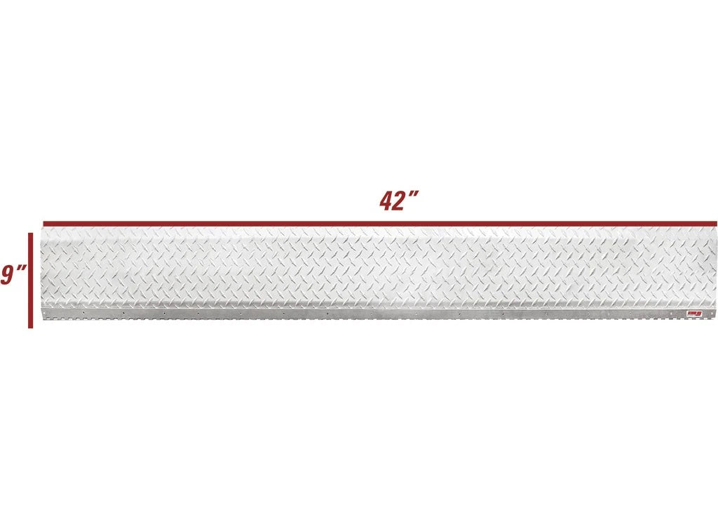 Hinged Aluminum Trailer Door Slider Plate 42" x 9" for Extreme Max 3005.9056