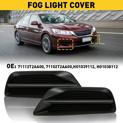 Set of 2 Fog Lamp Covers for Accord Sedan (2013–2015) 71102T2AA00 Black Right & Left