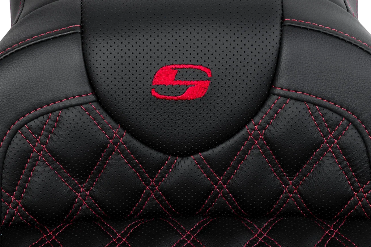 SADDLEMEN Roadsofa Seat with Backrest for FL (2008–2023) 808-07B-182B4