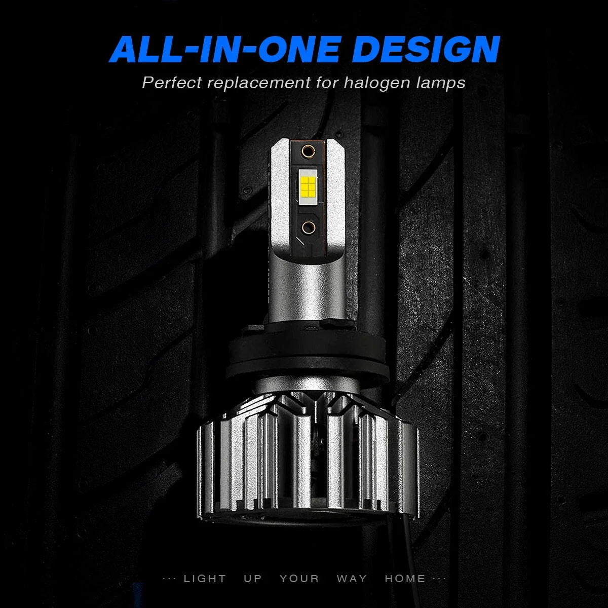 Set of 6 LED Headlight Bulbs for H4 H7 H11 H13 9004 9005 9006
