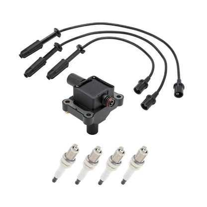Ignition Coil and Spark Plug Kit for MB C Class SL S E C36 AMG (1993–1996) - 18085149, UF137, A0001587503, 0001500280